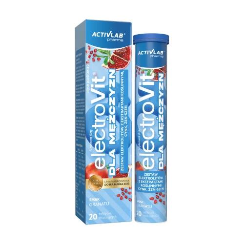 Activlab ElectroVit dla mężczyzn, smak granatu, 20 tabletek musujących
