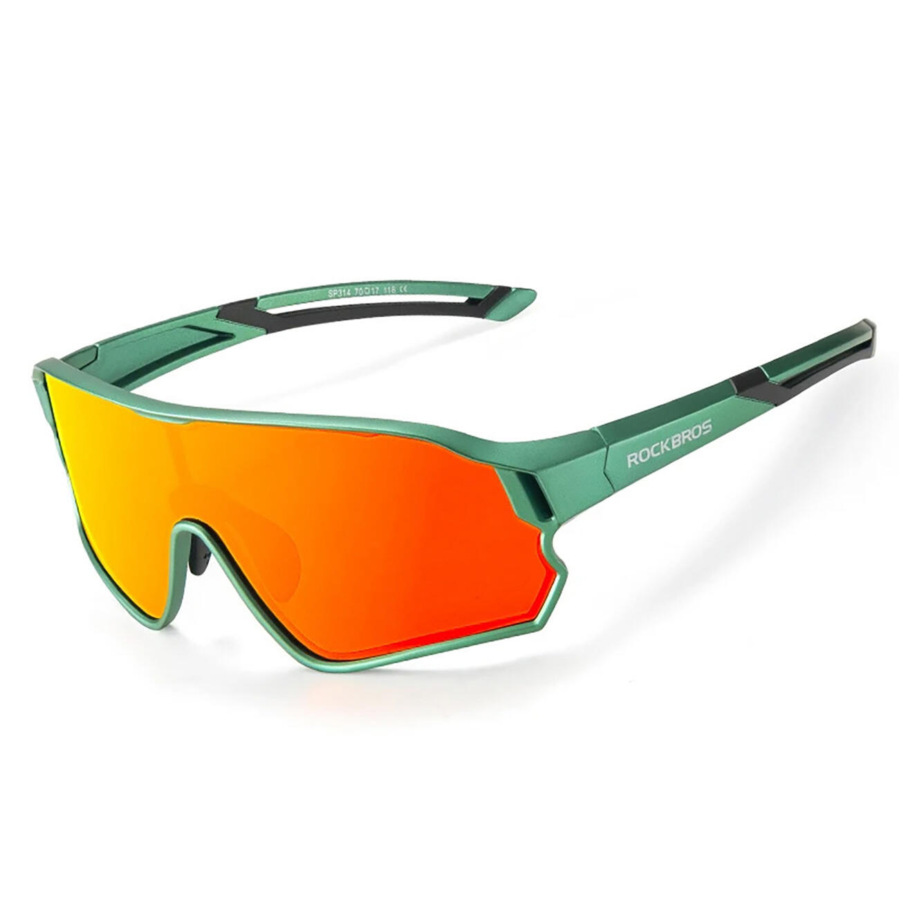 Okulary rowerowe polaryzacyjne dla dzieci 8-14 lat UV400 - niebieskie ROCKBROS