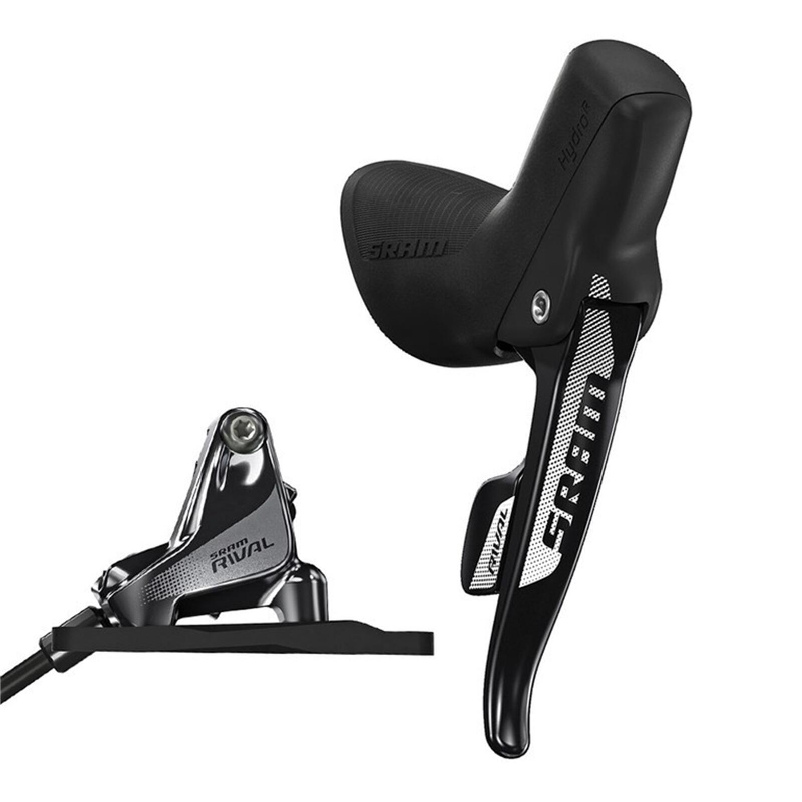 Sram Uni rodniki hamulce tarczowe z tyłu z linii w Flat Mount/jednostka hamulca Rival dźwignia hamulca, czarna, 1800 MM 00.7018.144.007