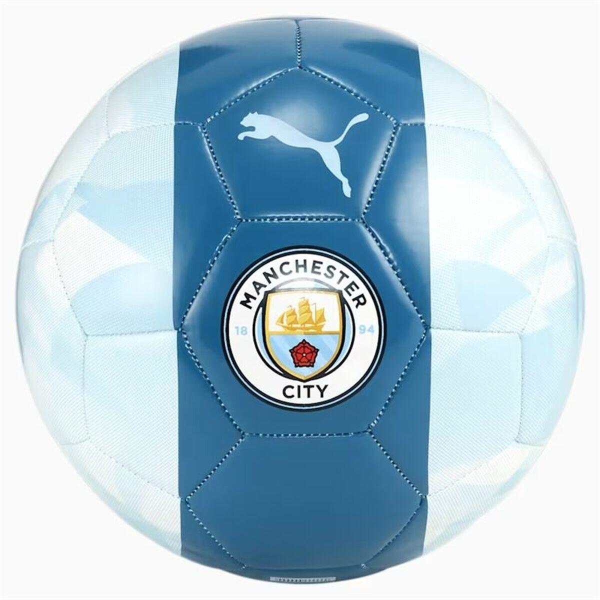 Piłka do piłki nożnej PUMA Manchester City FtblCore silver sky/lake blue rozmiar 5