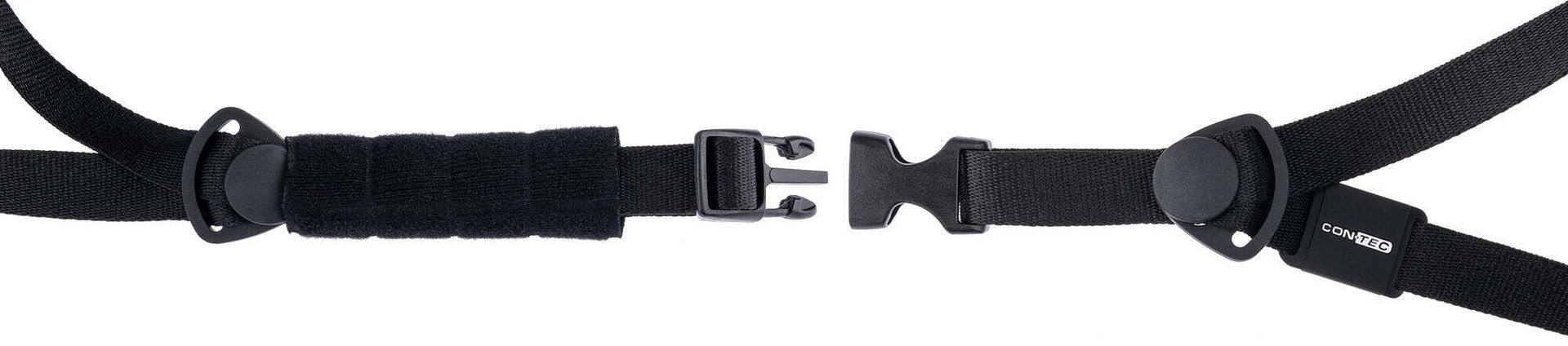 CONTEC Laska kask M/L 58-61 cm matowy czarny