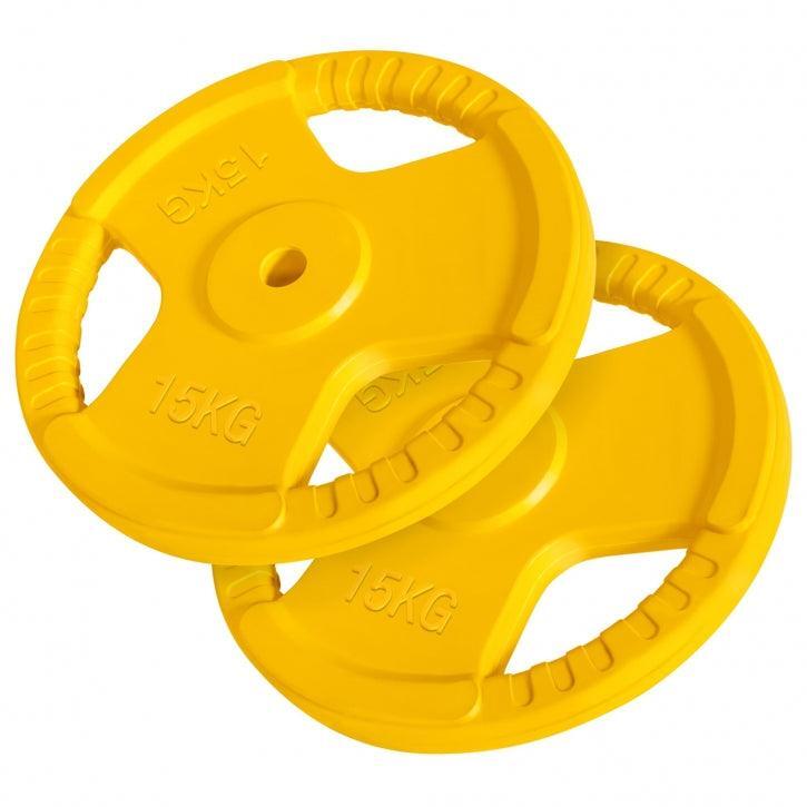 Gorilla Sports Zestaw obciążeń gumowanych 2 sztuki 30 kg (100671-00009-0111)