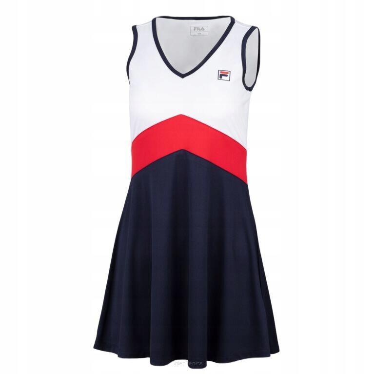 Sukienka tenisowa Fila Dress Gloria biała S