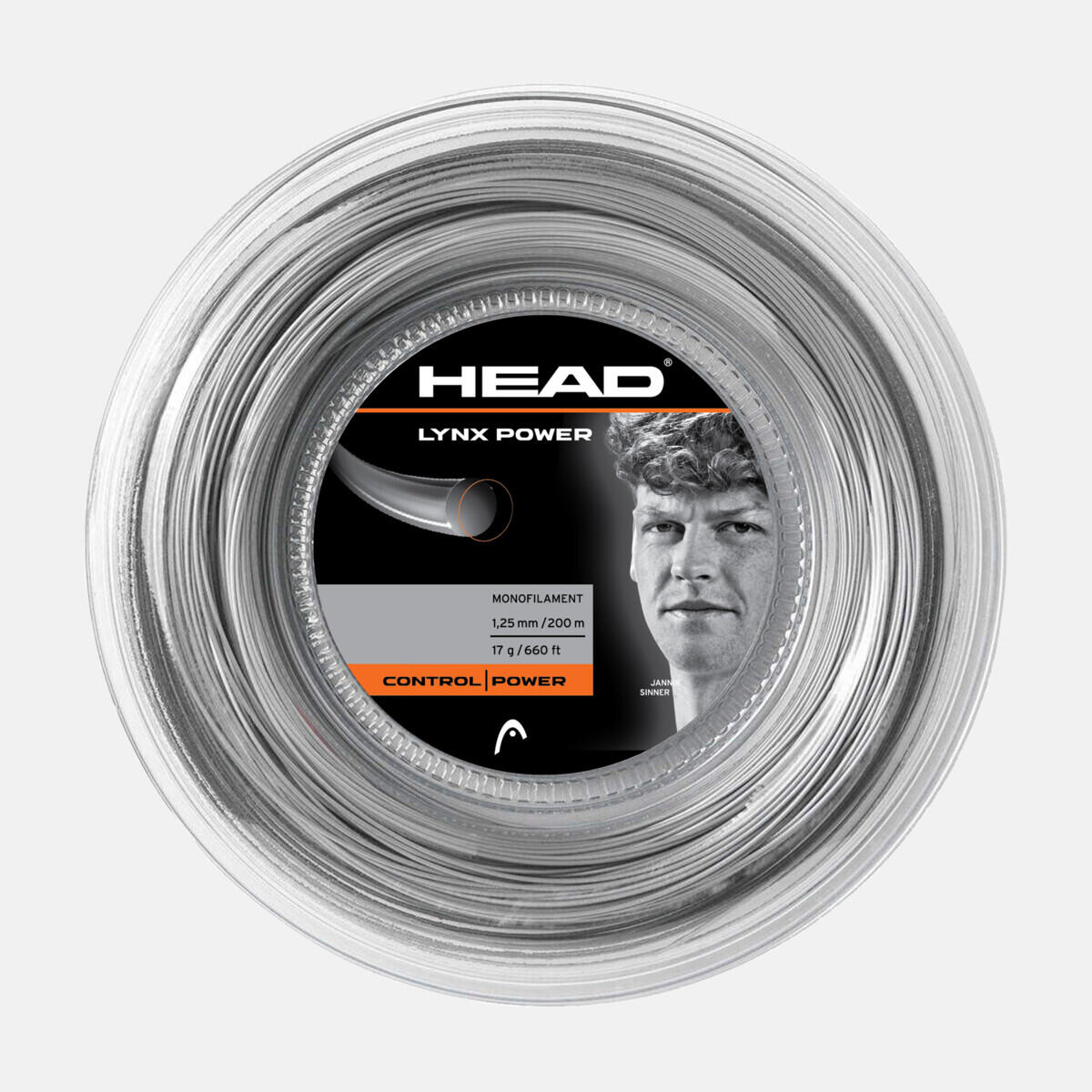 HEAD Lynx Power 200m Naciągi tenisowe szpula