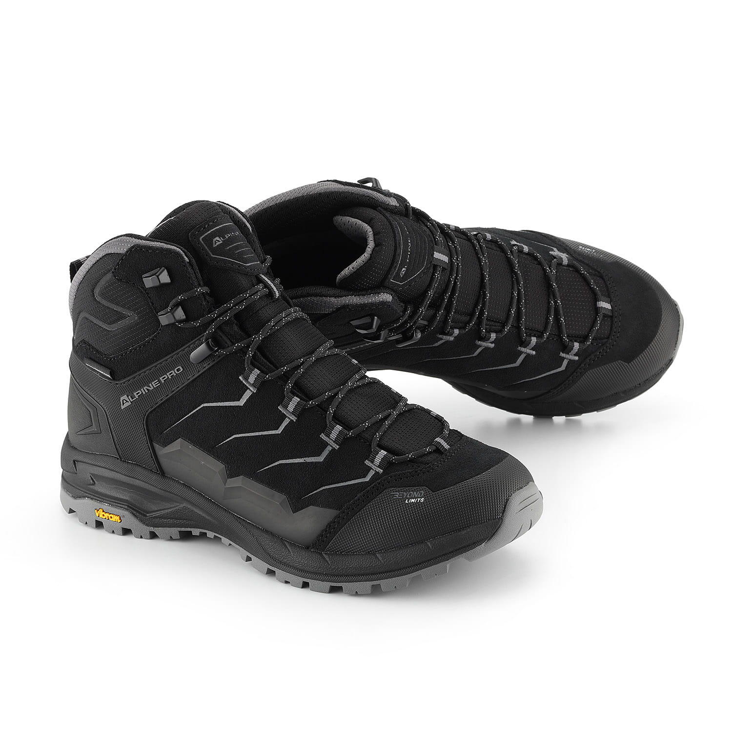 Buty wysokie trekkingowe damskie Alpine Pro Crede k.pomarańczowy r.38