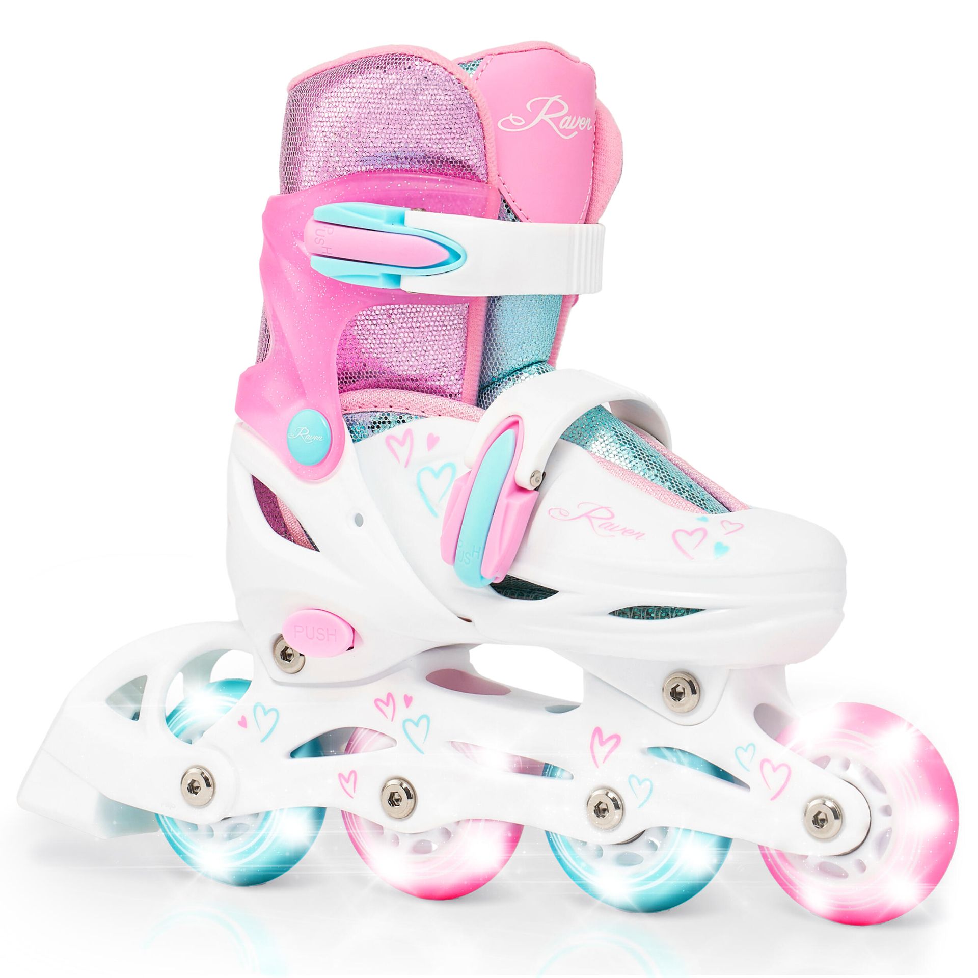 Rolki Raven Loret 34-37 (M) (all LED wheels)