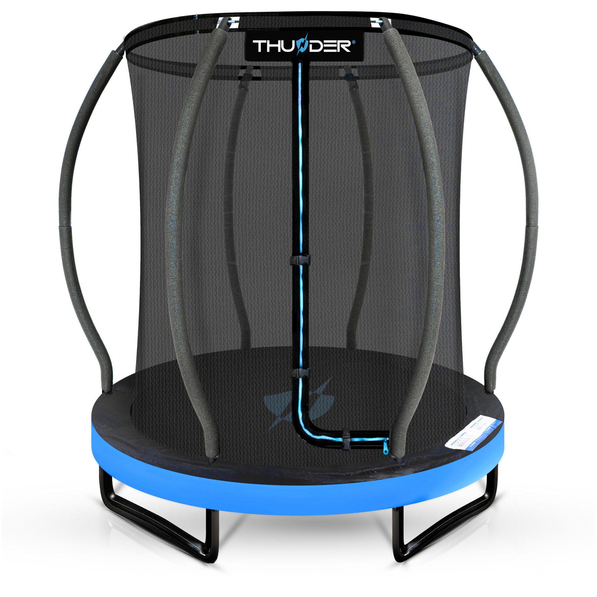 Trampolina dla dzieci domowa mała 4.5FT 140CM ogrodowa bezpieczna z siatką
