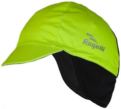 ROGELLI 009.115 ss17 Prottetivo zimowa czapeczka rowerowa z daszkiem fluor