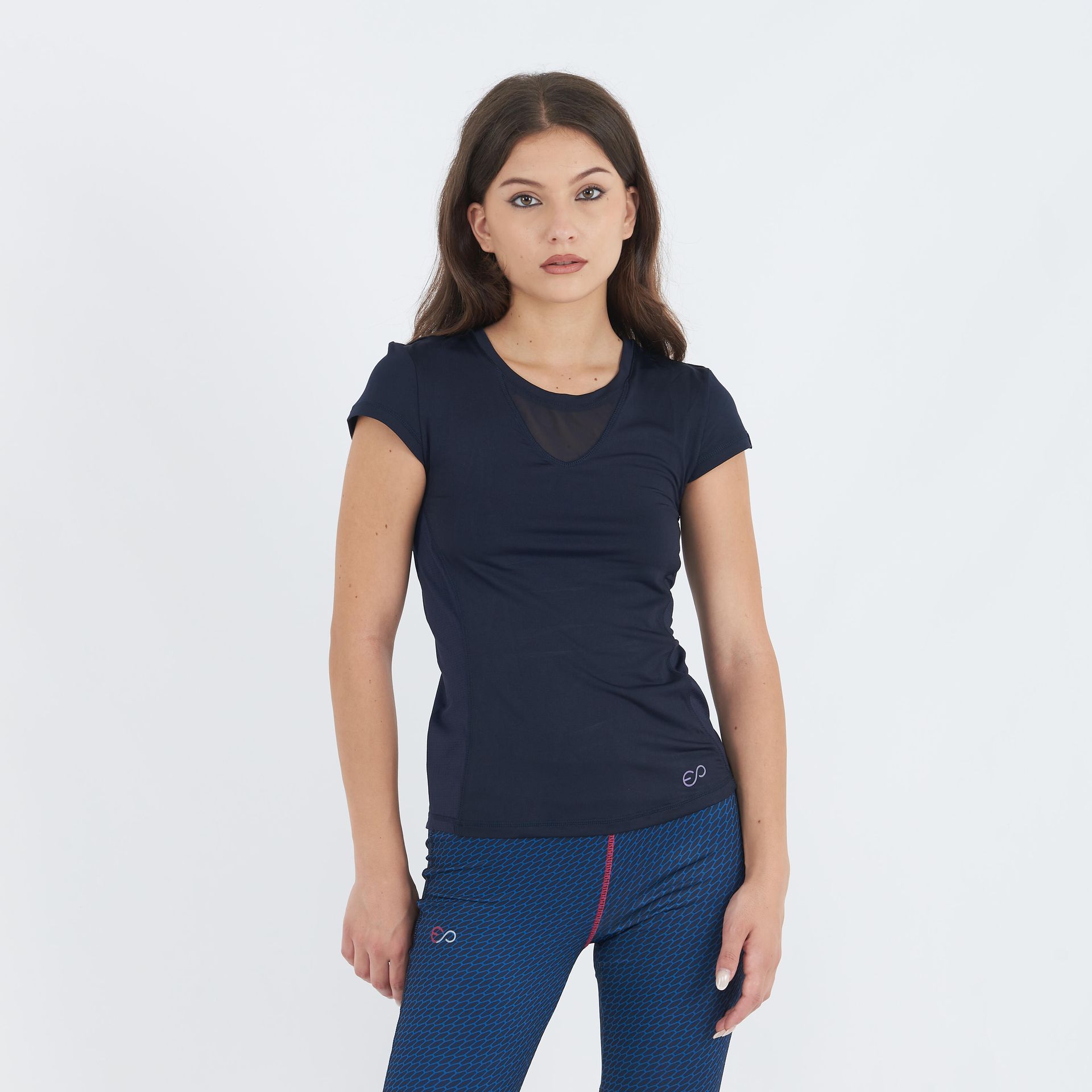 Koszulka treningowa LYAR damska niebieska