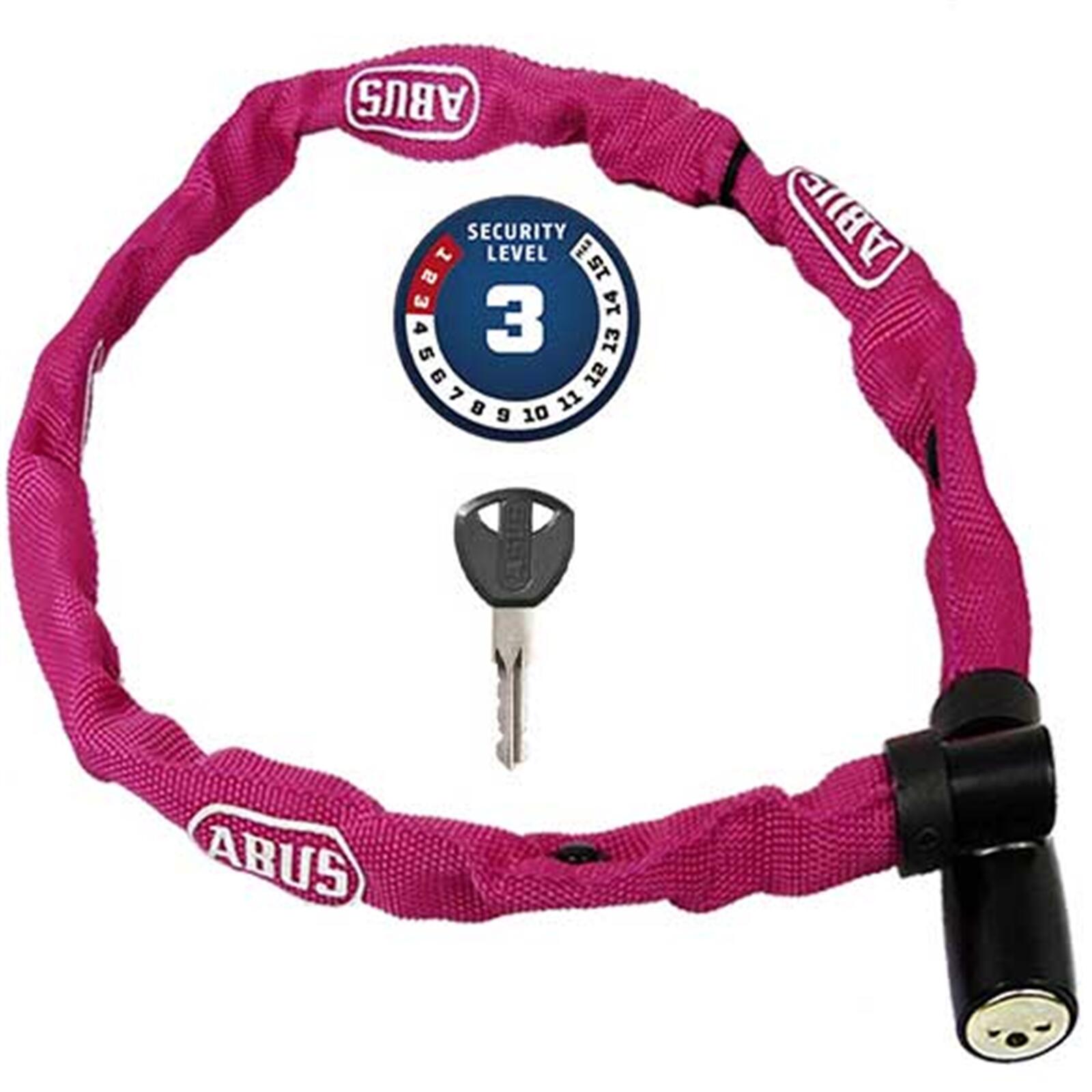 Abus 1500 Zapięcie Zabezpieczające Do Roweru, Pink, 60 Cm, 57895 (57895_Pink_60 cm)