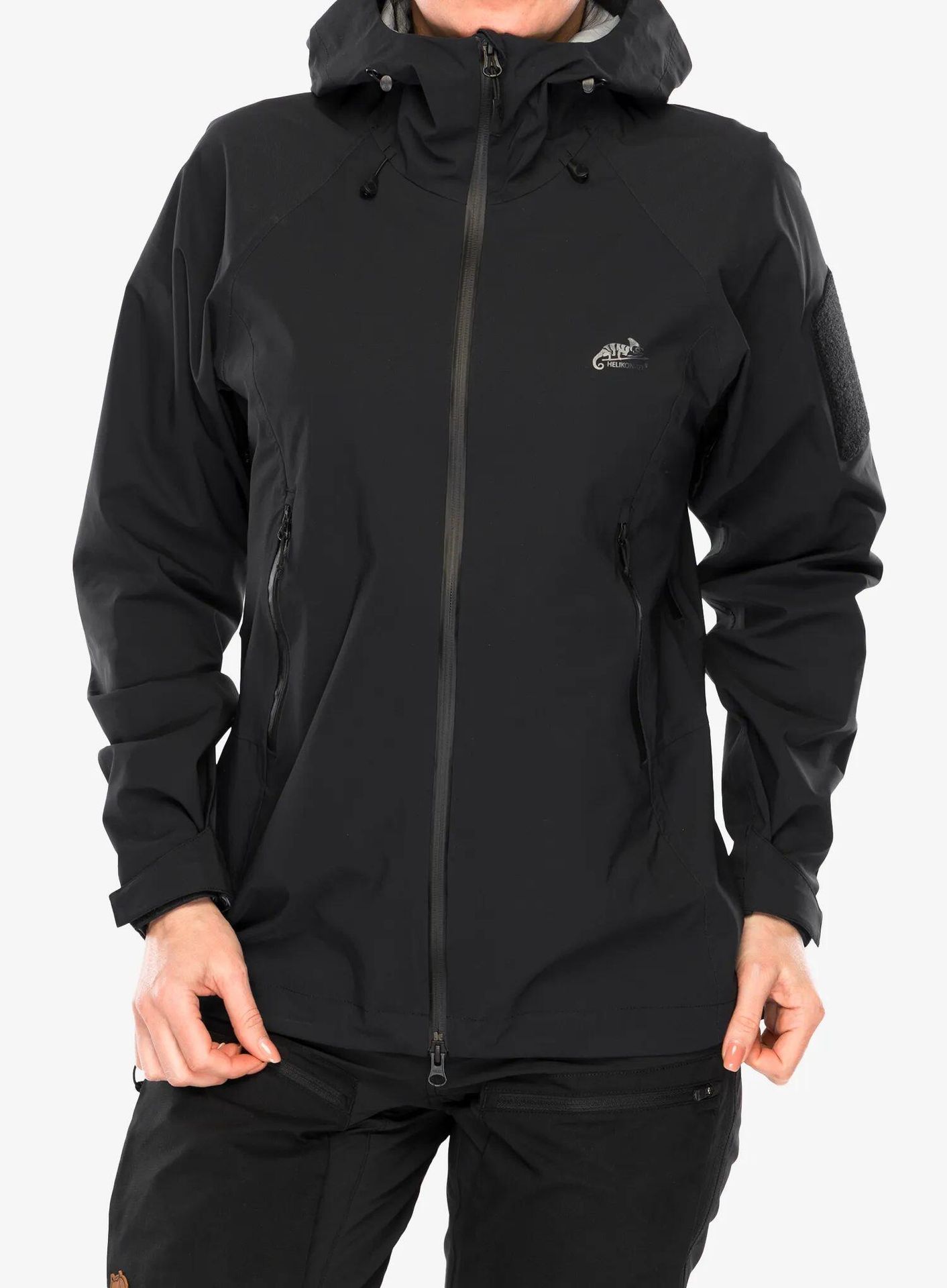 Kurtka damska Helikon-Tex Hardshell SQUALL - TorrentStretch - Czarna