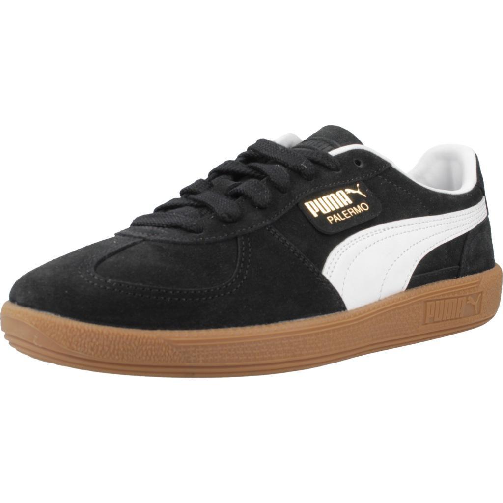 Buty męskie trampki sportowe Puma Palermo 39646310 skórzane czarne 45