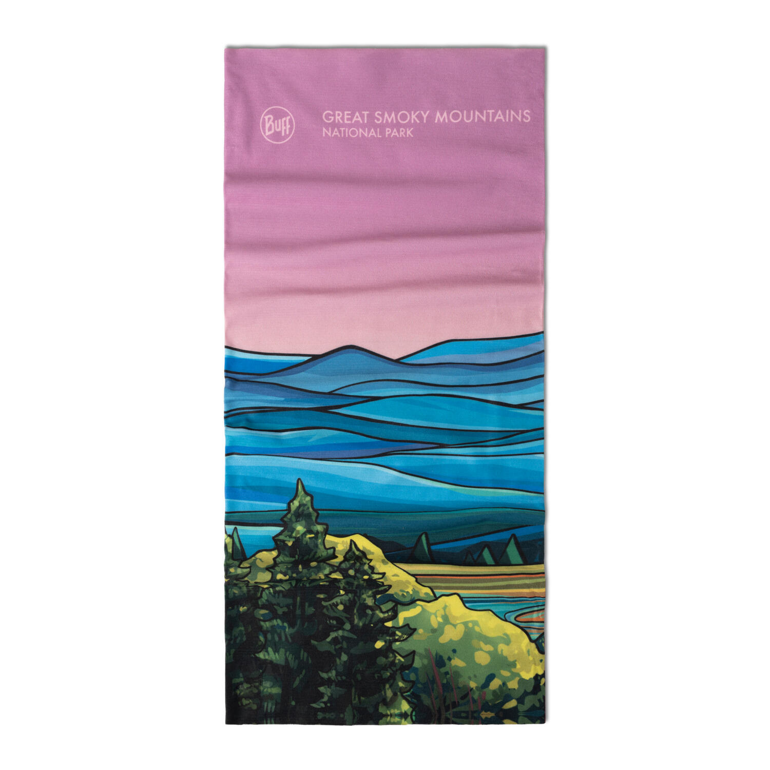 Chusta wielofunkcyjna Buff Coolnet UV National Parks - great smoky