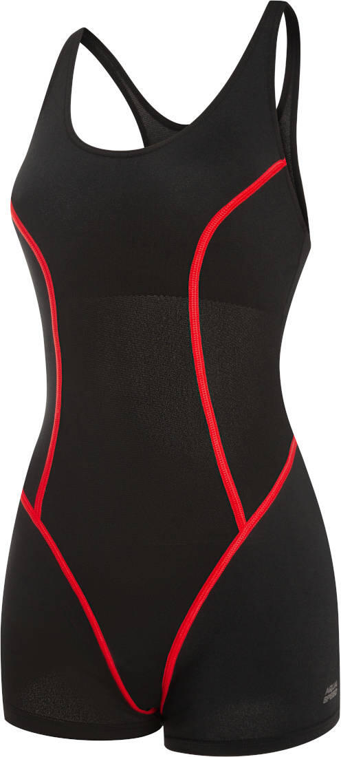 Aqua Speed Kostium pływacki, Rita, rozmiar 44, czarno-czerwony