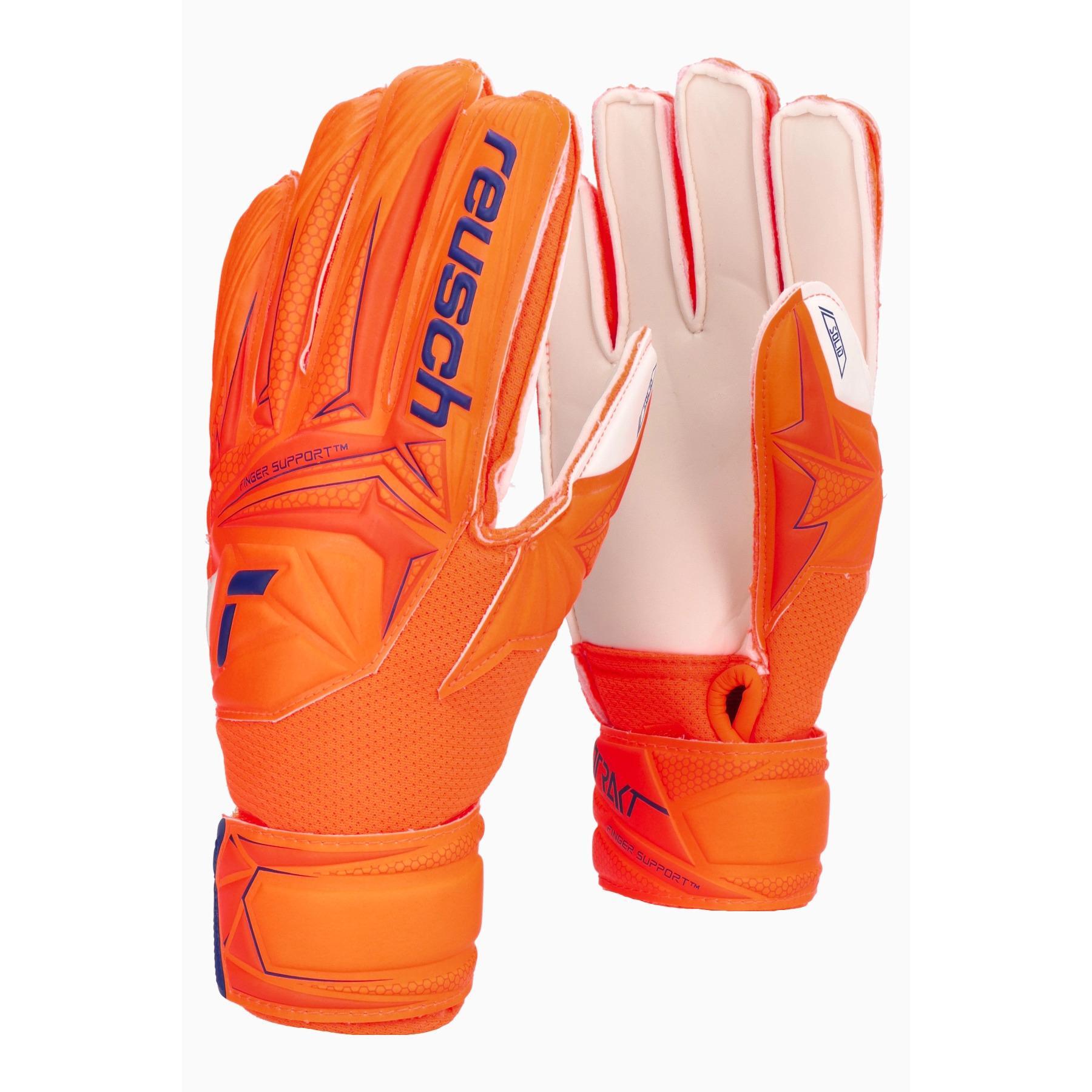 Dziecięce rękawice bramkarskie Reusch Attrakt Solid Finger Support