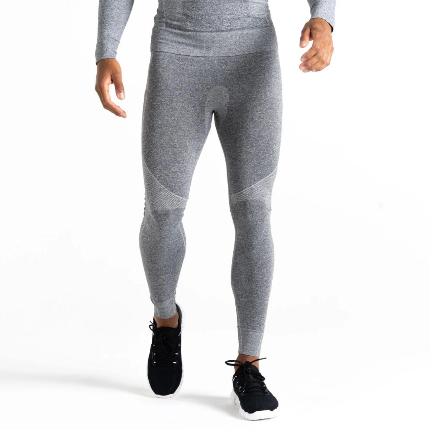 Legginsy męskie DARE2B Baselayer bielizna termoaktywna szare-L