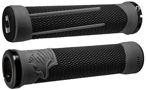 ODI MTB AG-2 Lock-On 2.1-Grafitowy, E pierścienie zaciskowe uchwyty, czarna/Grafitowy, 135 MM D35A2BH-B