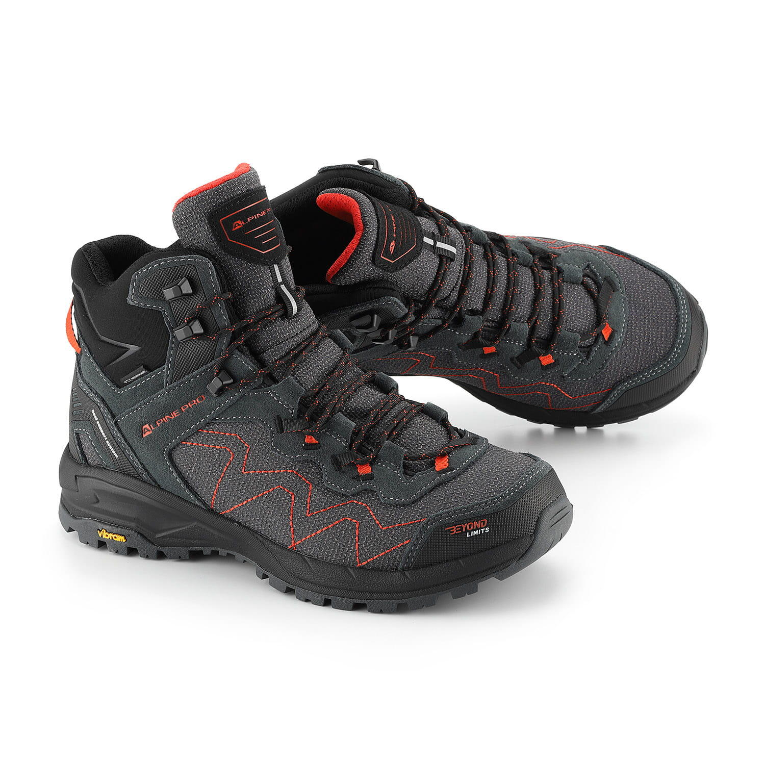 Buty wysokie trekkingowe damskie Alpine Pro Cerne 2 k.różowy r.36