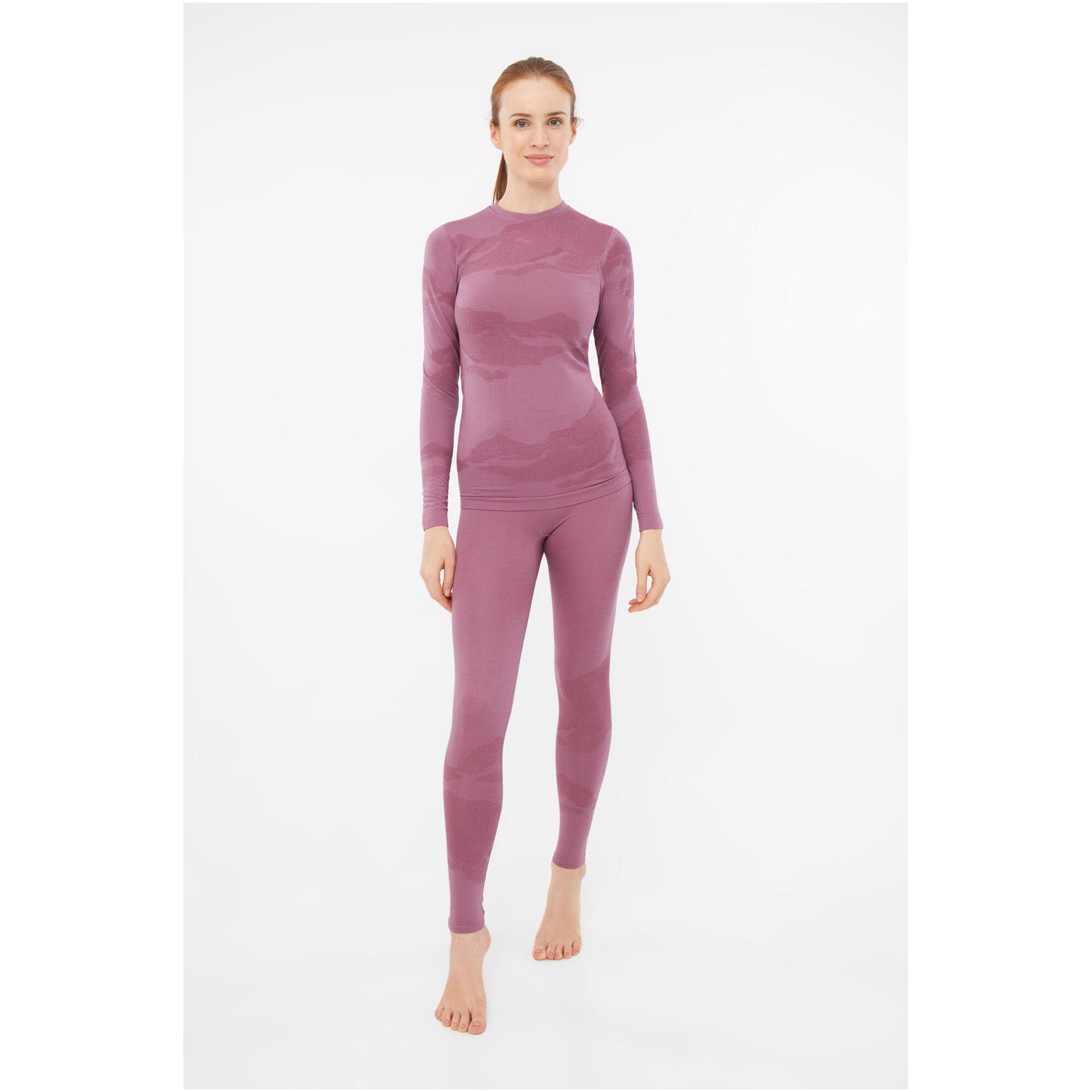 Bielizna damska VIKING Gasher Lady Set Merino roz. M różowa