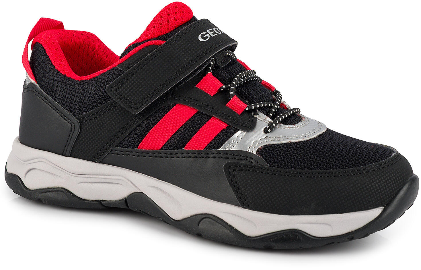 Buty dziecięce sportowe sneakersy dla chłopca na rzep GEOX CALCO