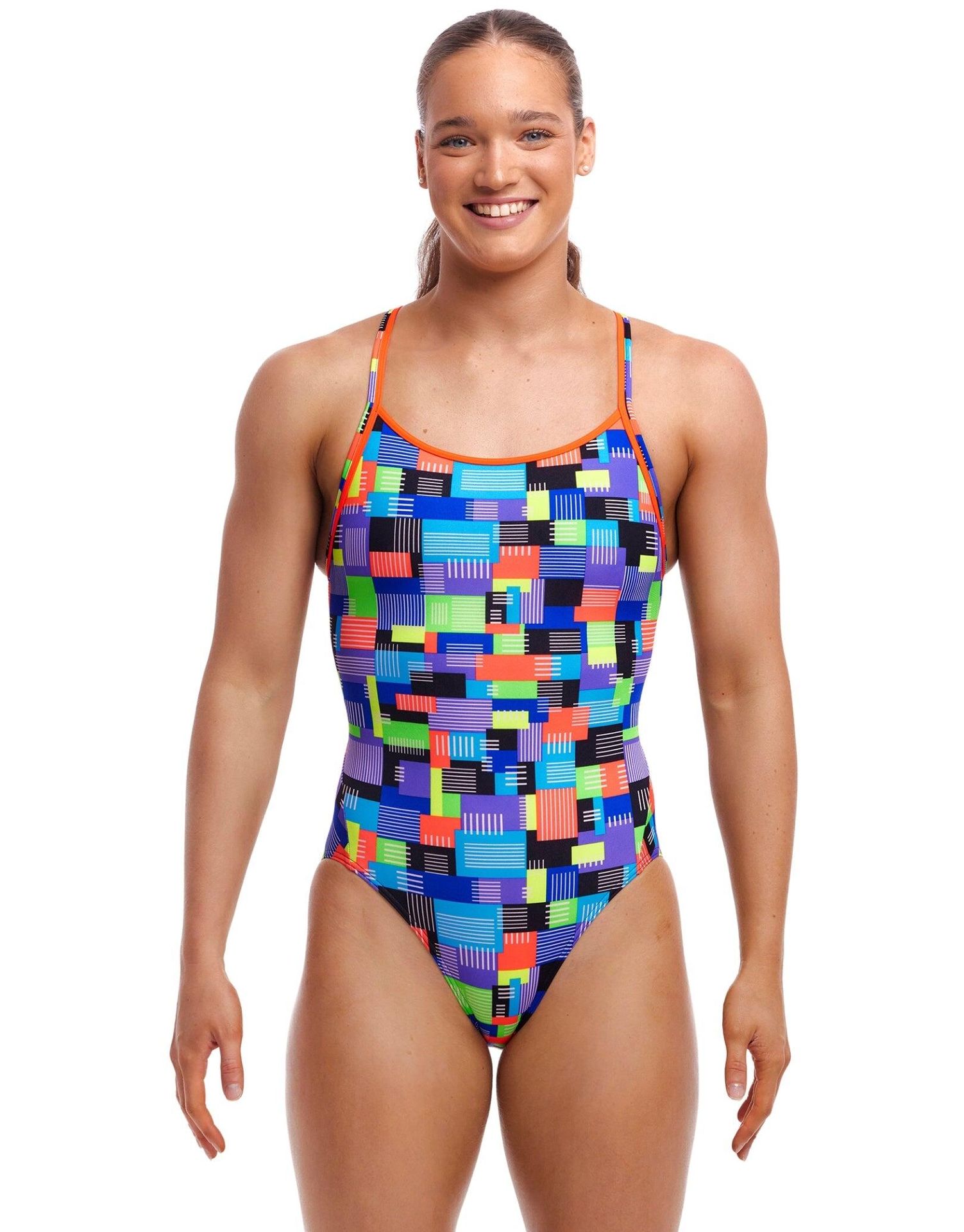 Strój kąpielowy jednoczęściowy FUNKITA Chip Set - Diamond Back