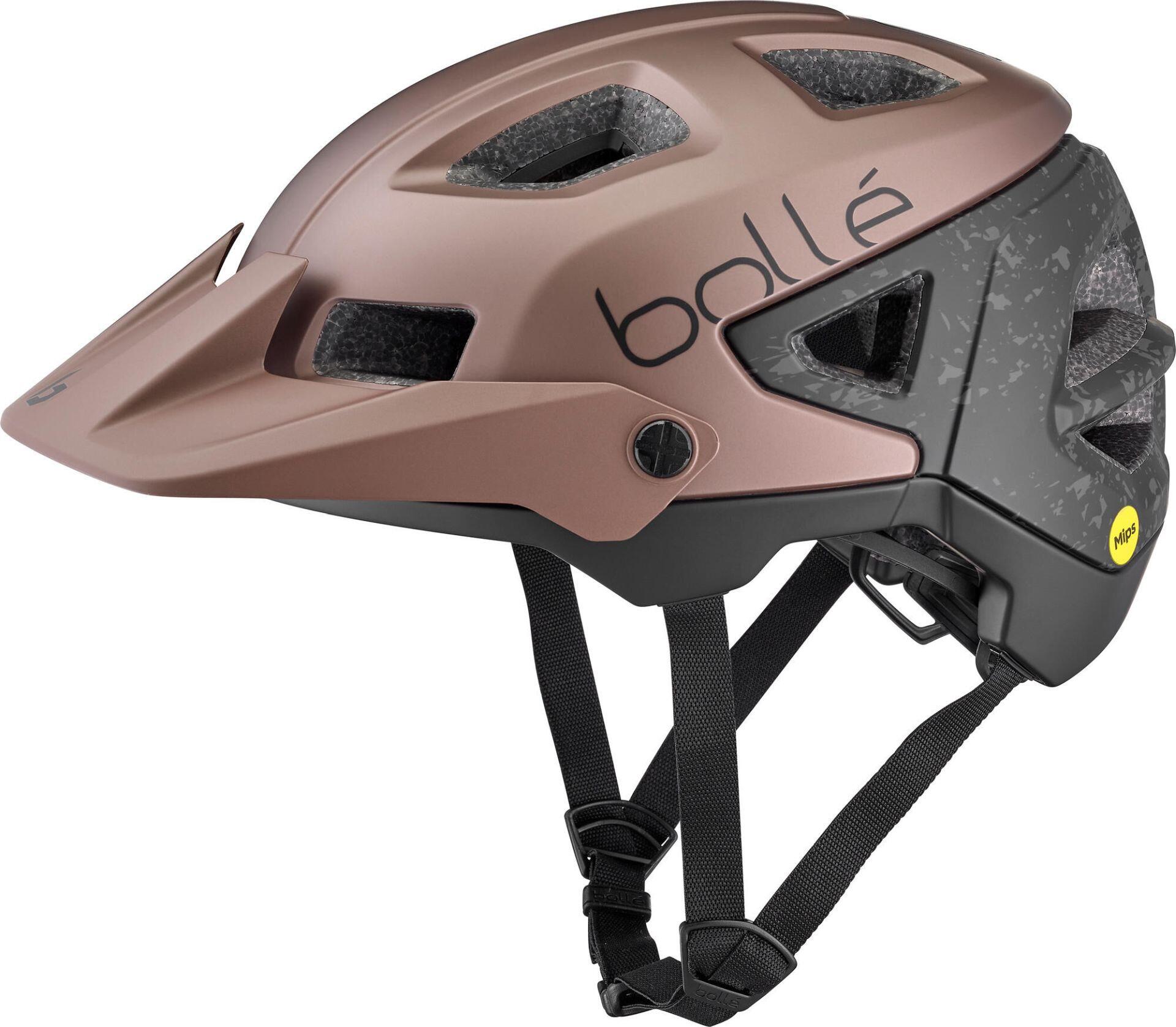 Kask rowerowy MTB „TRACKDOWN MIPS”, kolor czarny matowy mineralny