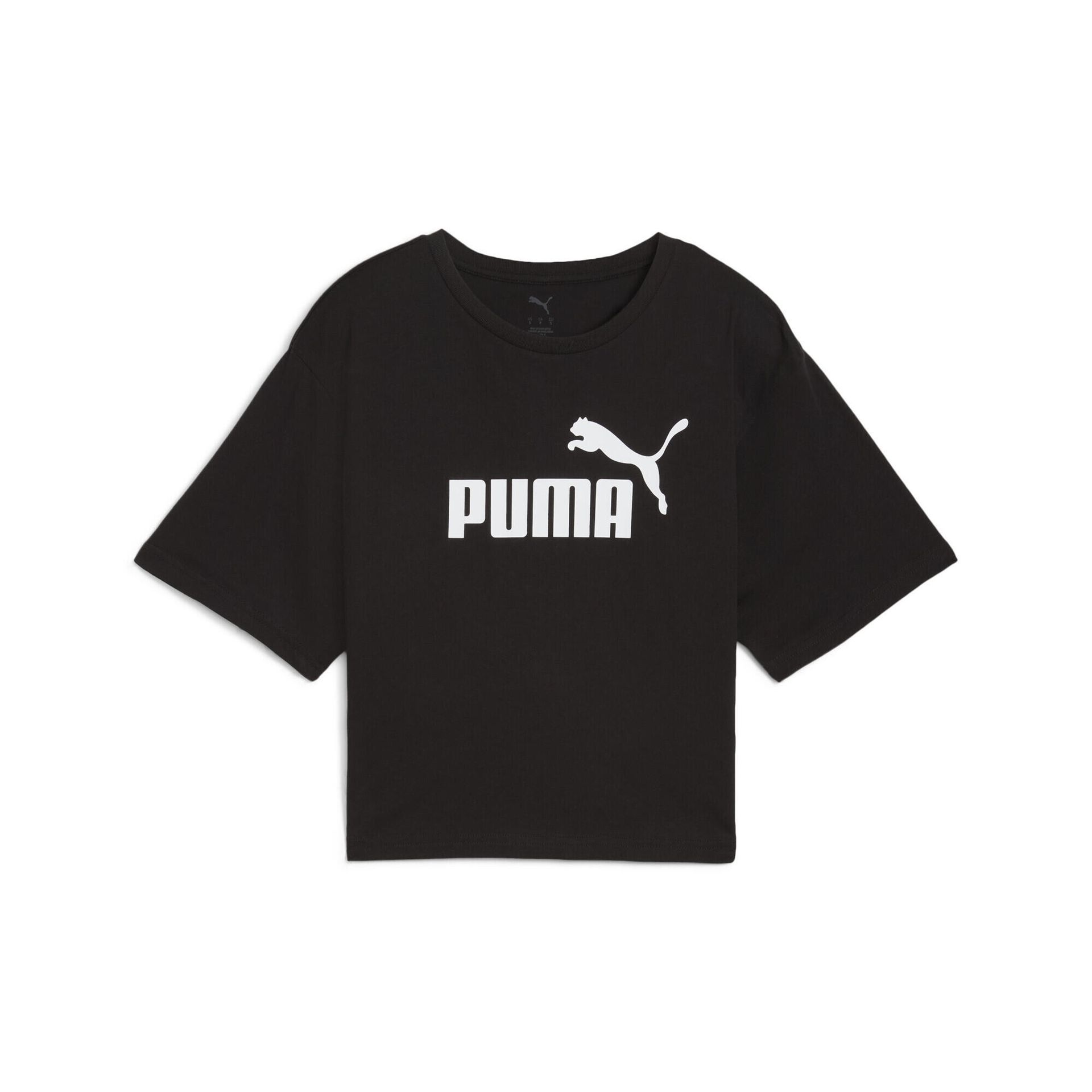 Damska luźna koszulka z logo NO.1 ESS Cropped PUMA