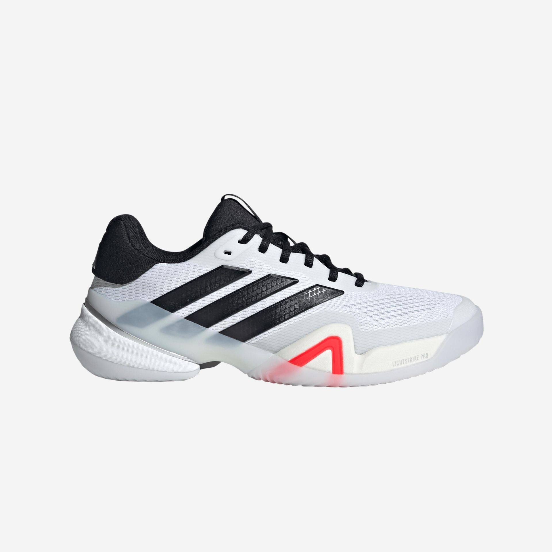 Męskie buty tenisowe adidas Barricade 14 Tennis Shoes Ftwr White/Core Black/Lucid Red EUR 41 1/3