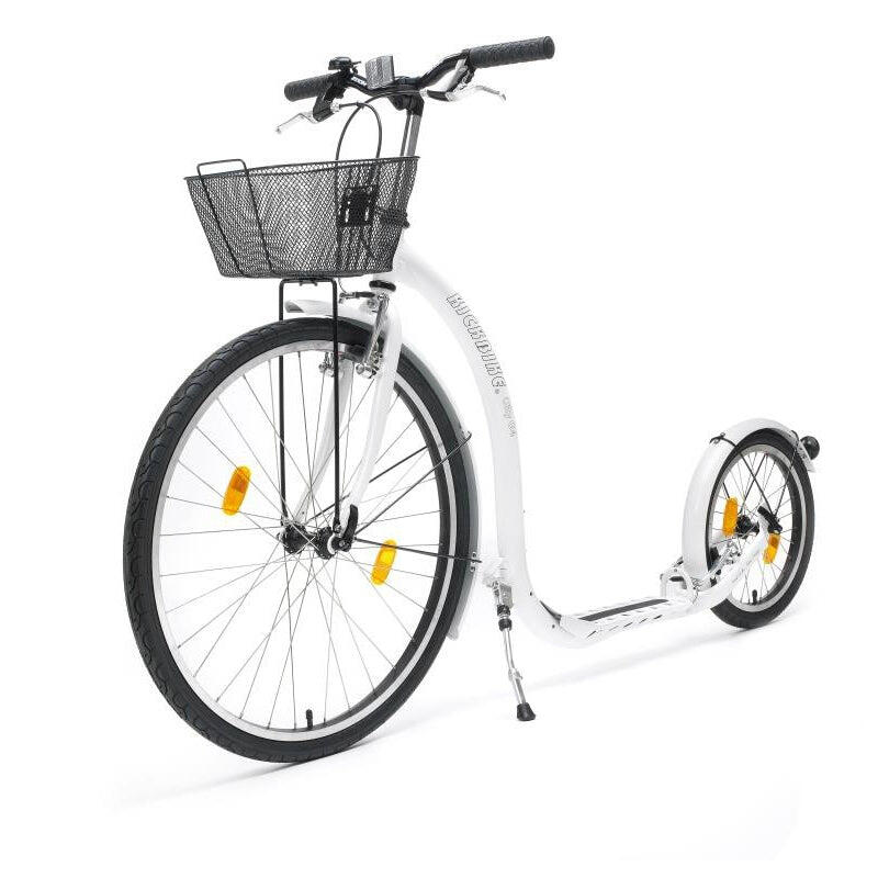 Kickbike Hulajnoga City G4 Biała z koszykiem (kbci-whi)