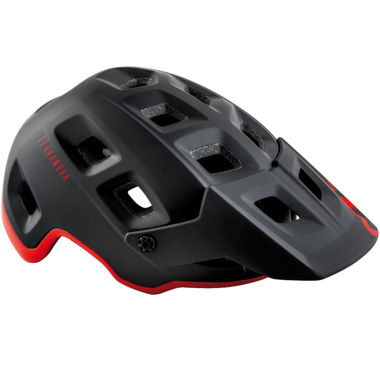 MET Terranova Kask, black S | 52-56cm 2021 Kaski MTB 57003000
