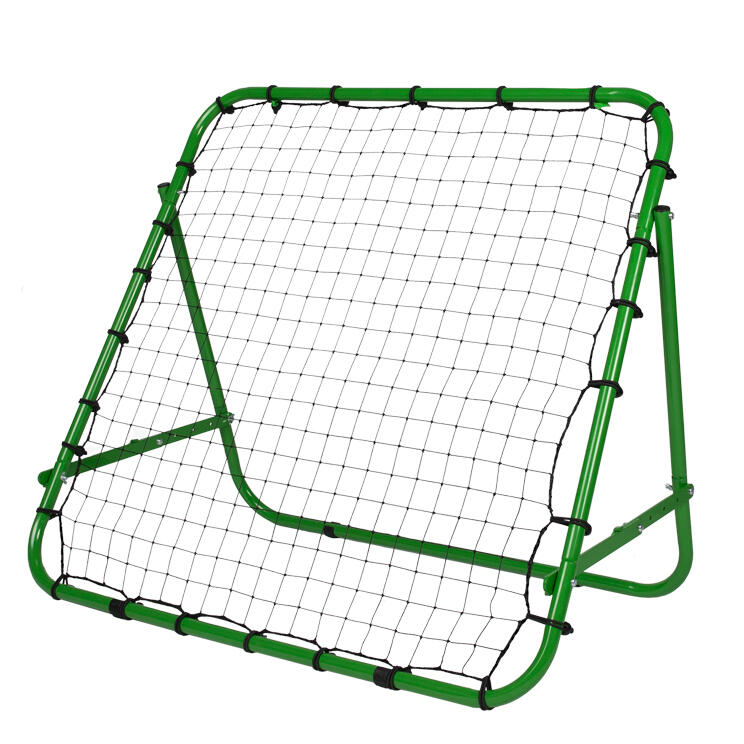 Rebounder treningowy 100x100 cm regulowany składany do piłki nożnej