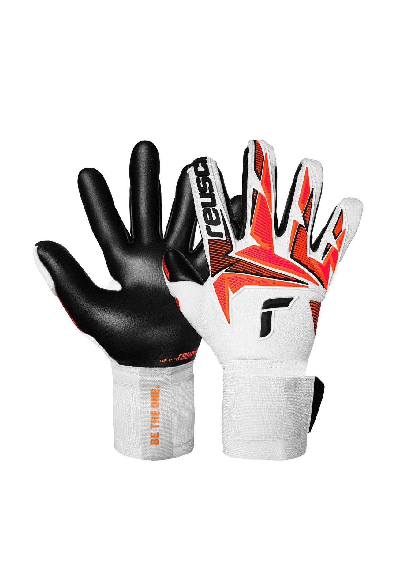 Rękawice bramkarskie Reusch Attrakt Freegel Gold X white/shocking orange/black