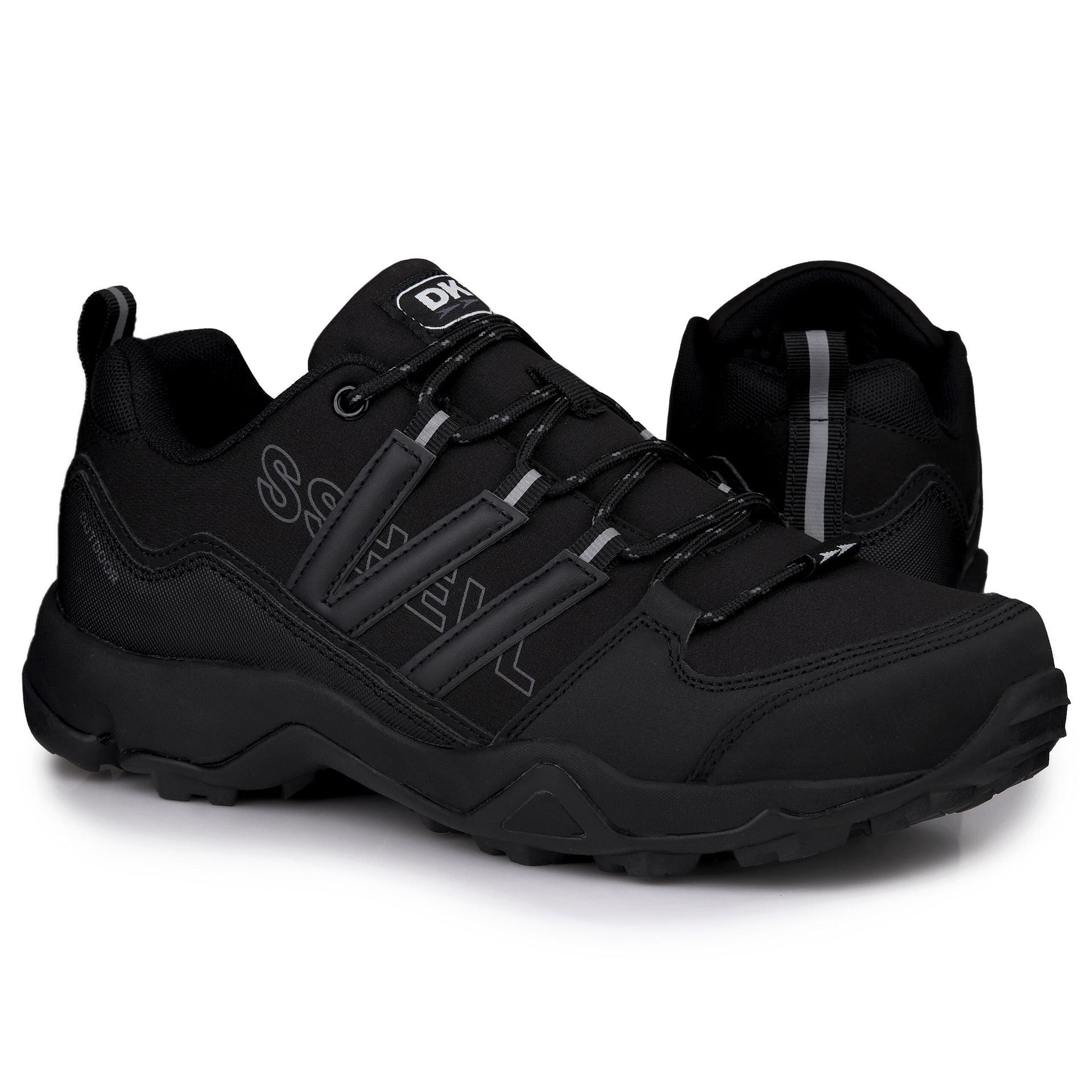 Buty męskie trekkingowe Dk Spirit VB17331 Black Softshell