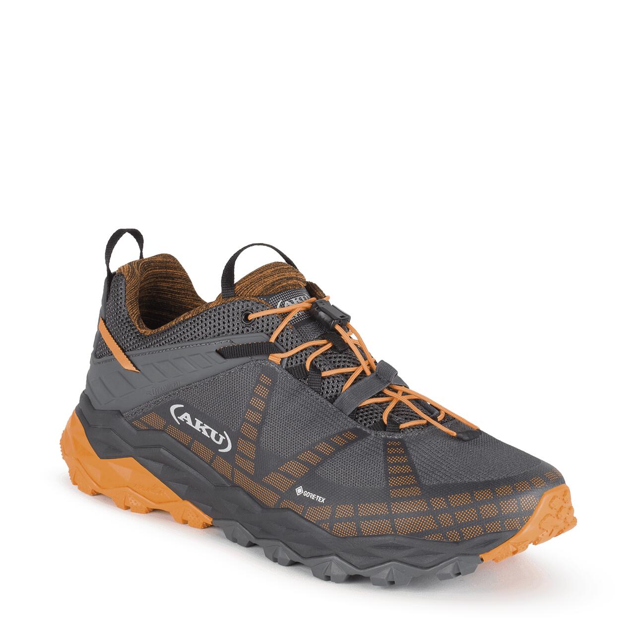 Męskie buty turystyczne Aku Flyrock Gtx Rozmiar butów (UE): 47 / Kolor: czarny/pomarańczowy
