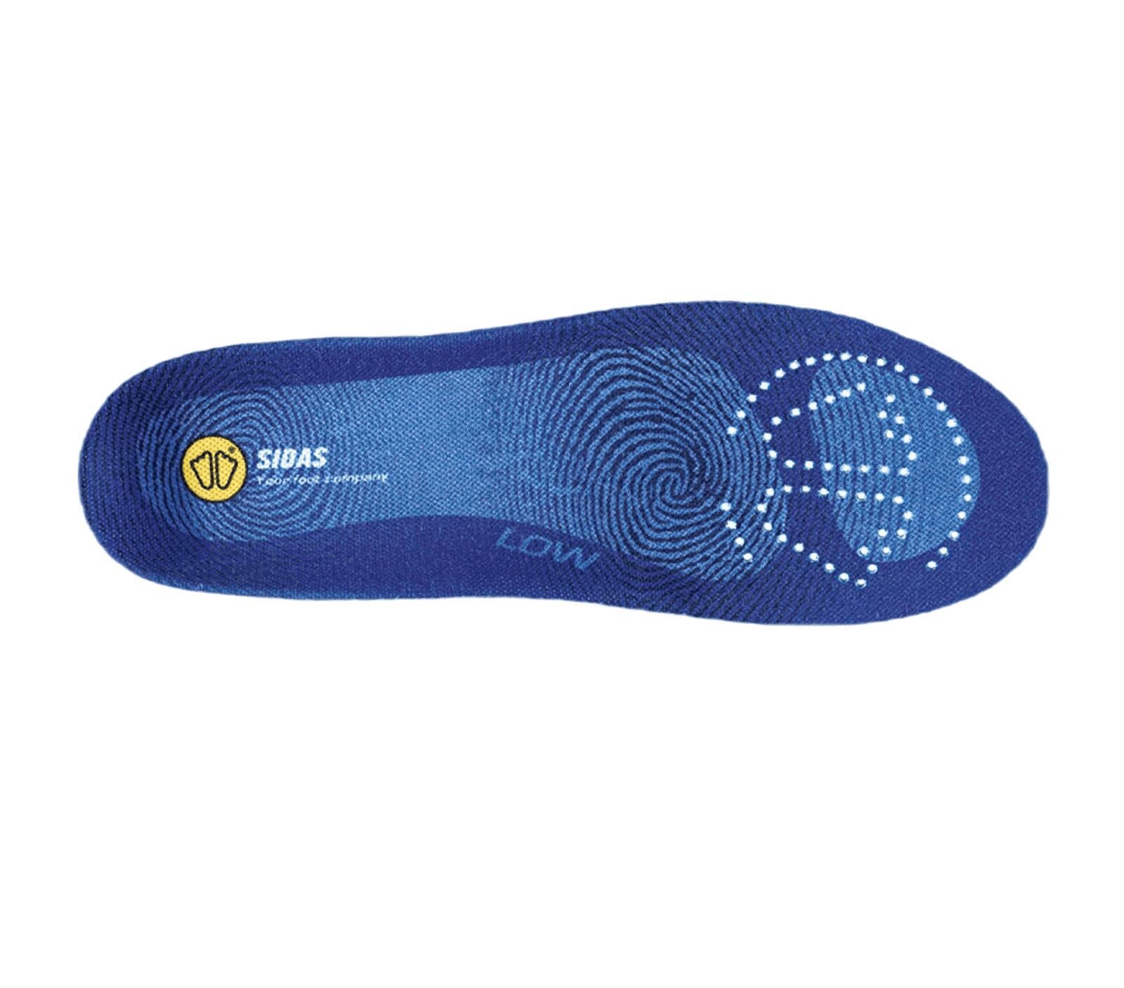 Sidas dwukomorowy wkład 3 Feet Low Arch insoles, niebieski, s 326897-Small