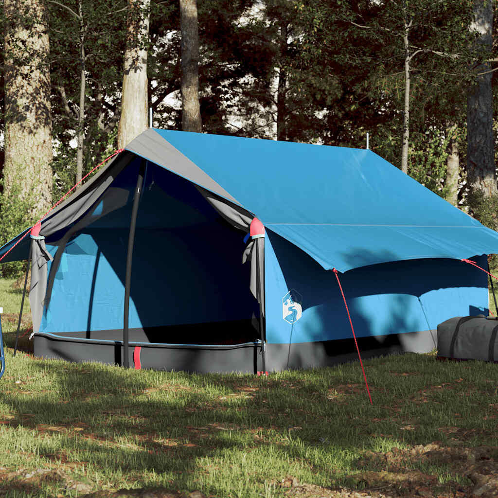 vidaXL Namiot, 2-os., niebieski, 193x122x96 m, tafta 185T