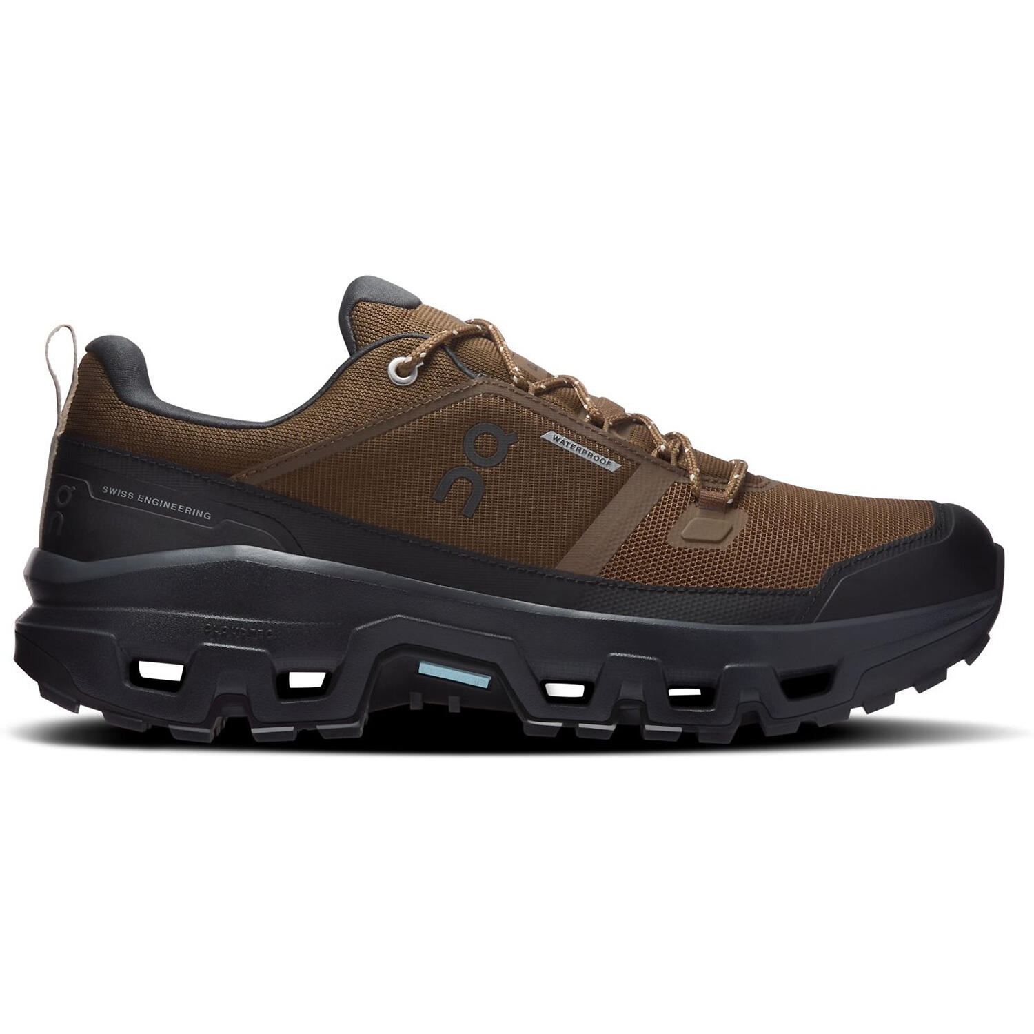 Męskie buty outdoorowe On Cloudrock Low WP Earth/Black EUR 43