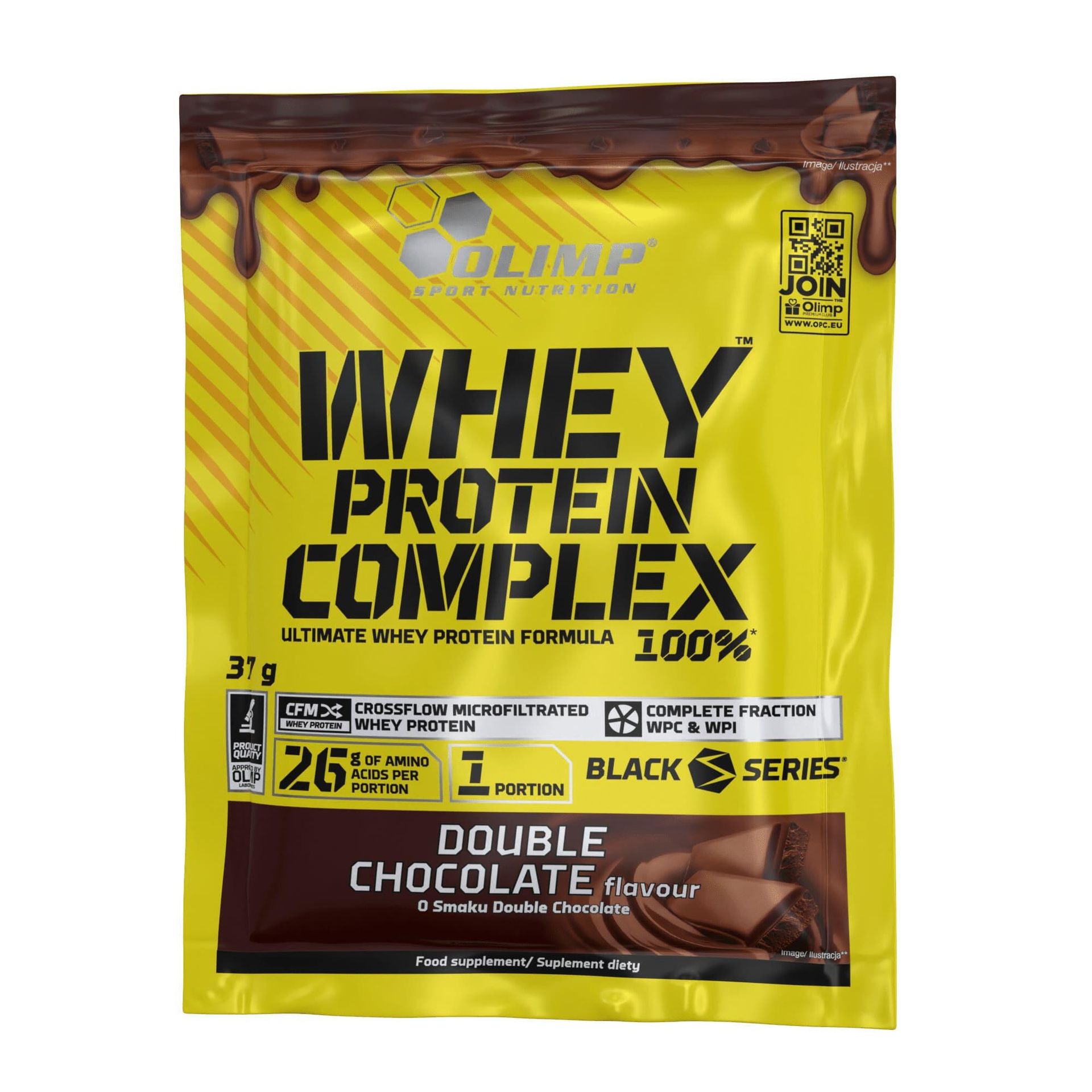 Olimp Whey Protein Complex 100% - 37 g-Double Chocolate