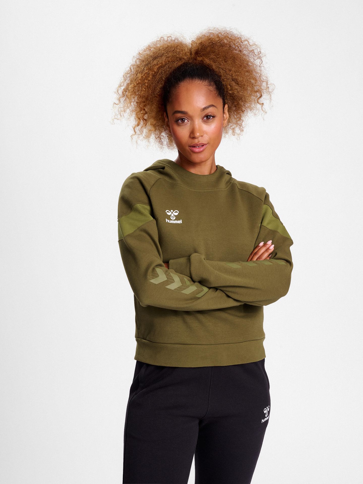 Sweatshirt bluza z kapturem dla kobiet Hummel Travel