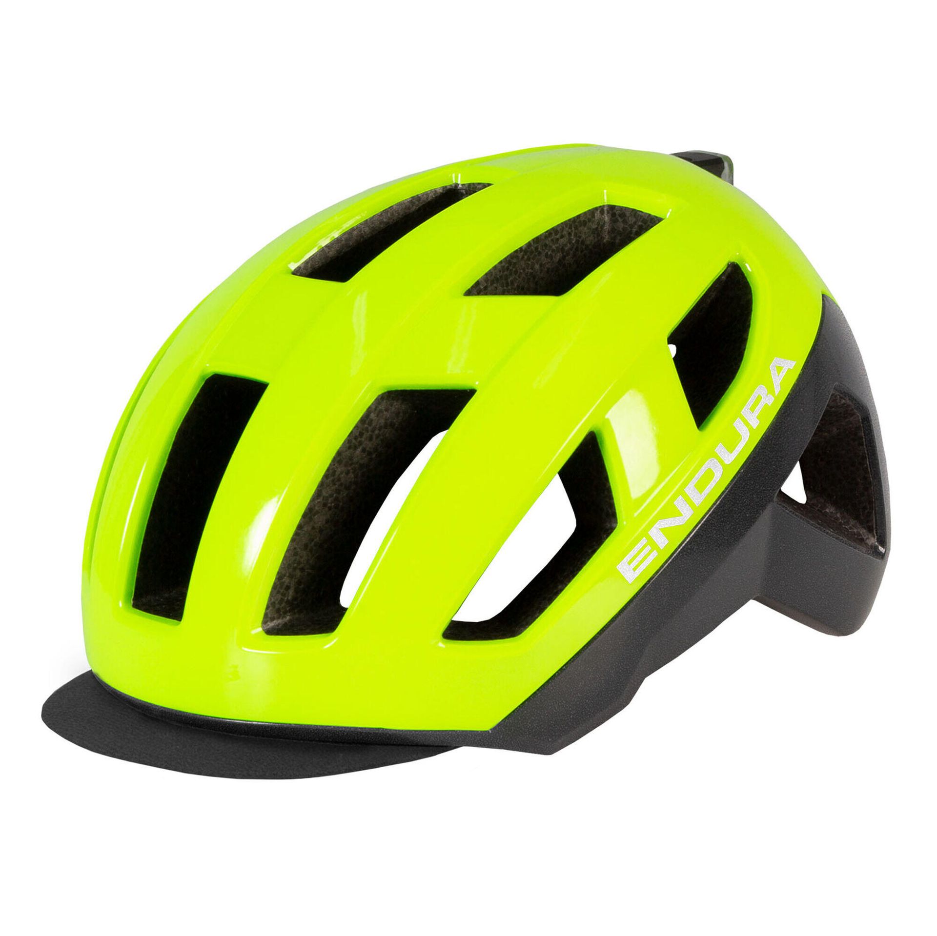 ENDURA Urban Luminite II Kask Mężczyźni, neon yellow M/L | 55-59cm 2020 Kaski miejskie i trekkingowe E1538YV/M-L