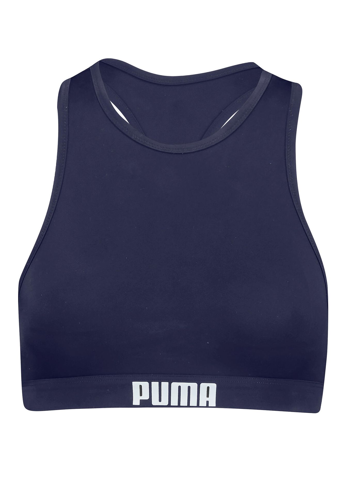 Góra od bikini Puma, racerback, granatowa