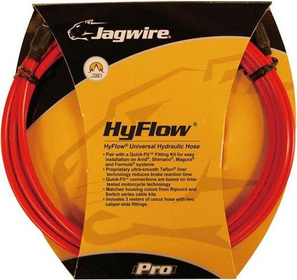 Jagwire Uniwersalny przewody hamulcowe hyflow Quick-Fit, czerwony BR0463J/HBK403