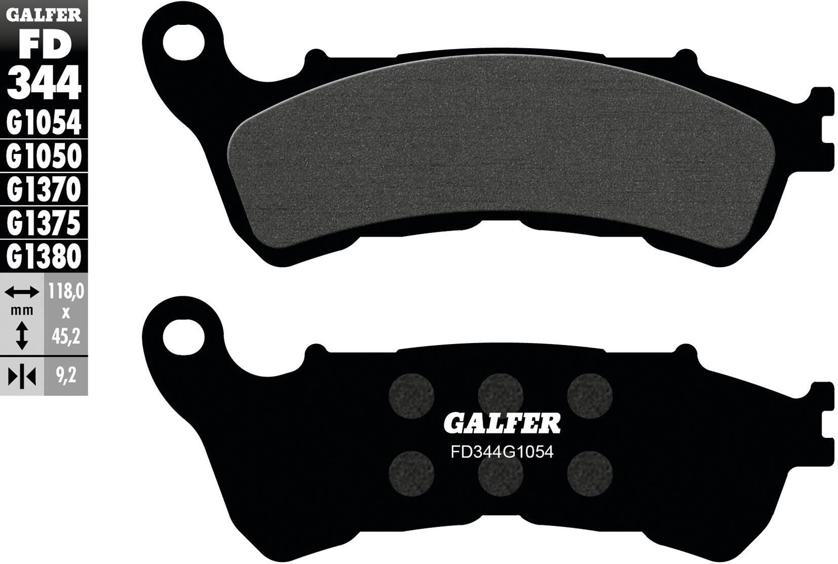 GALFER Galfer Fd344g1054 okładziny hamulcowe FD344G1054