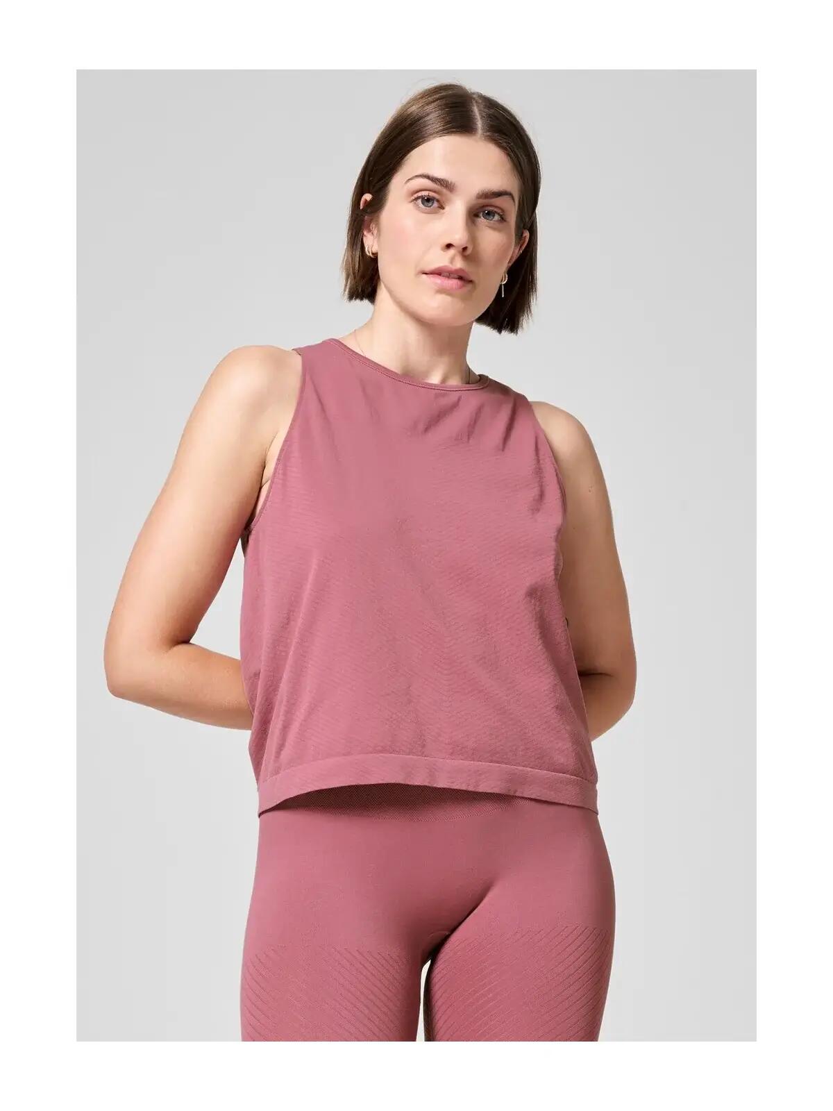 Damska Koszulka Fitness Essential Block Casualowa