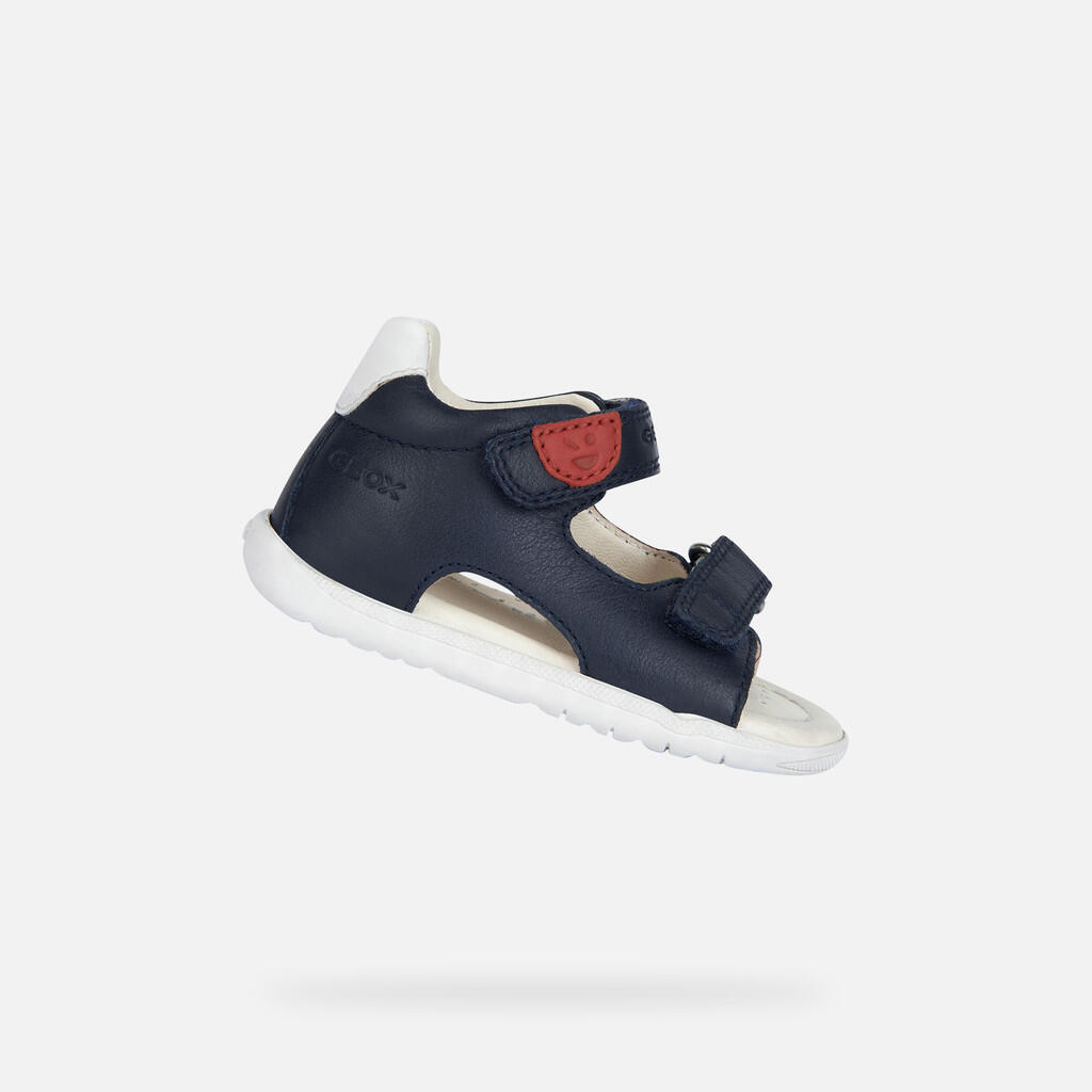 Sandały GEOX B SANDAL MACCHIA BOY Niebieski