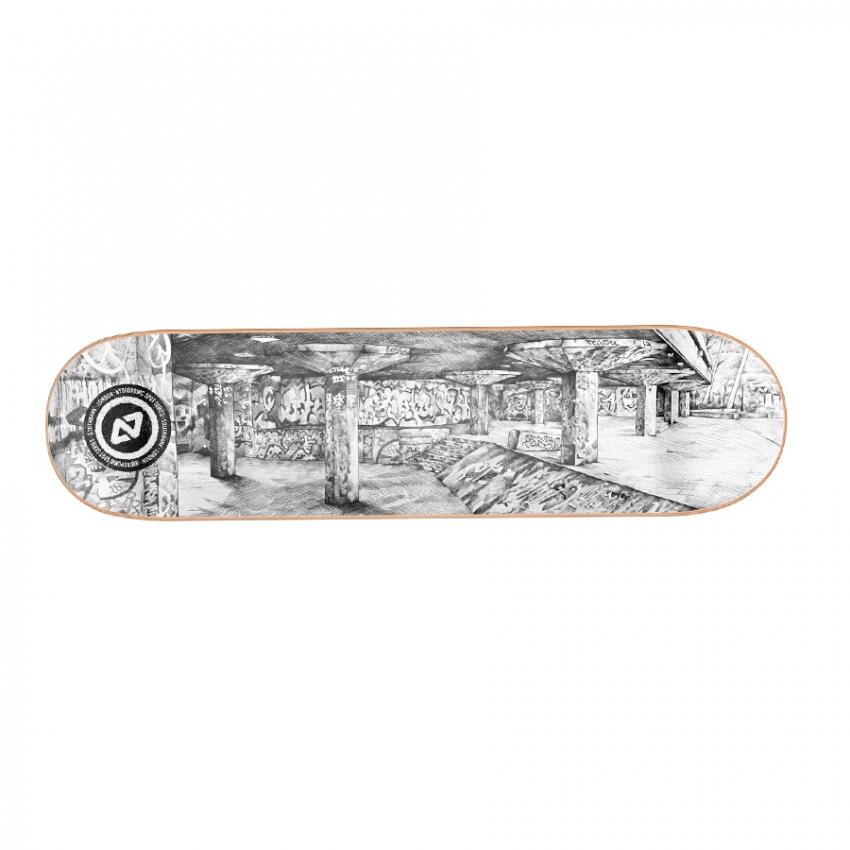 HYDROPONIC deck HYDROPONIC SKATE DECK SPOT SERIES SOUTH BANK