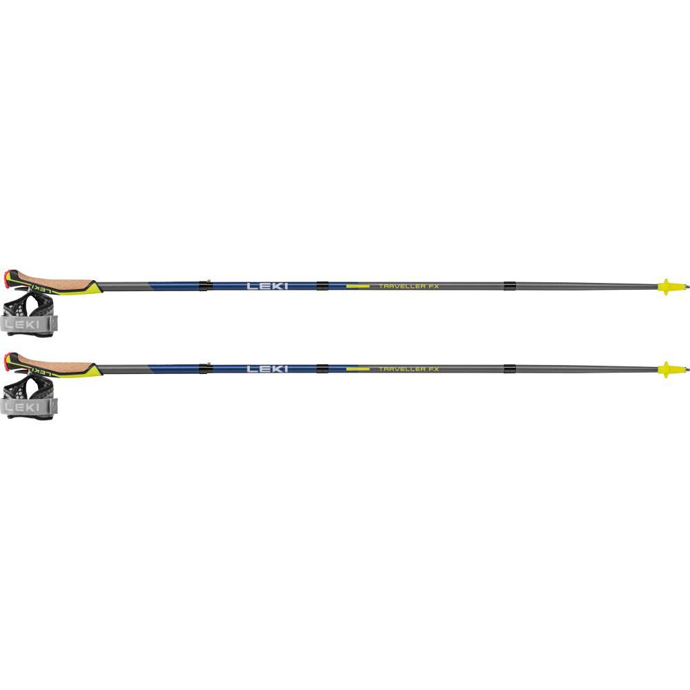Kije nordic walking LEKI Traveller FX.One Carbon granatowo-srebrne 65325821110