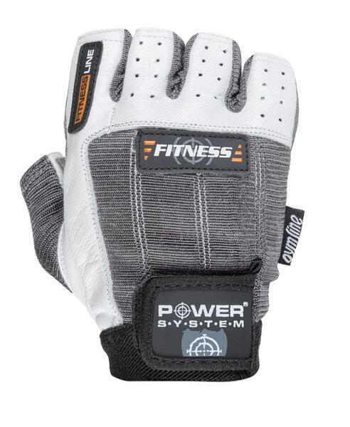 Rękawice fitness Power System  Fitness Rukavice Fitness Černobílé XS