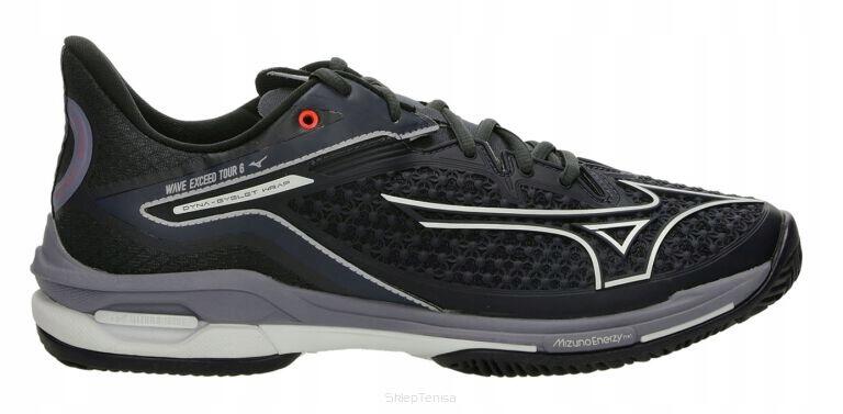 Męskie buty tenisowe Mizuno Wave Exceed Tour 6 Clay Odyssey Gray/White/Bluegranite EUR 42