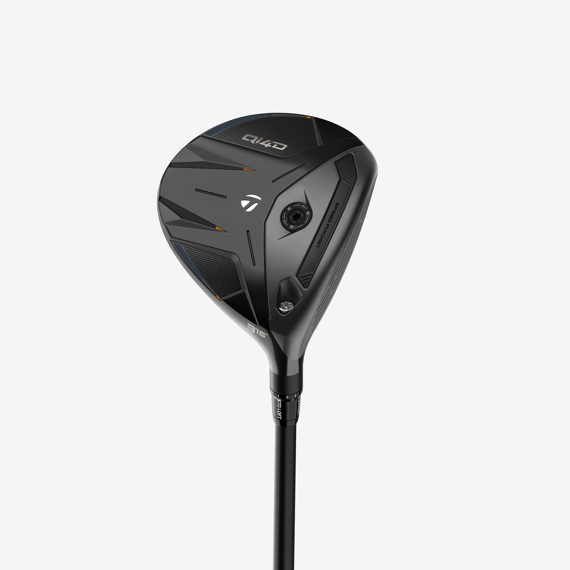 Kij golfowy Fairway Wood TaylorMade Qi4D Prawa ręka, 3, 15°, Regular, REAX FW 55 , tak
